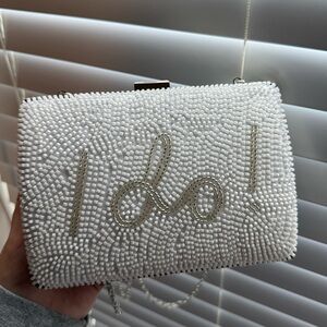 I do bridal crossbody bag purse